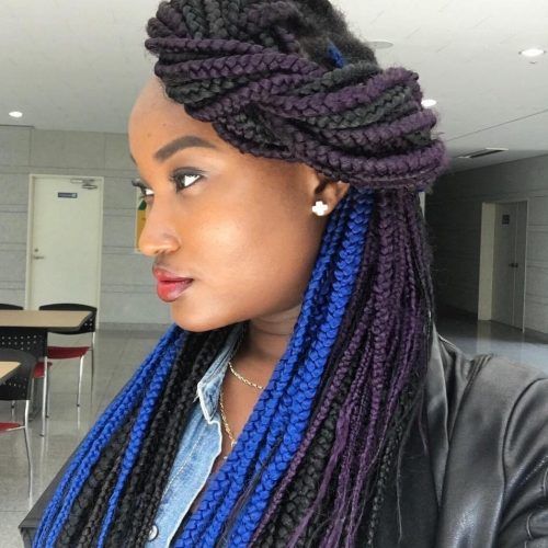 Twist From Box Braids Hairstyles (Photo 13 of 15)