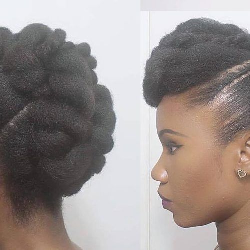Twisted Faux Hawk Updo Hairstyles (Photo 6 of 20)