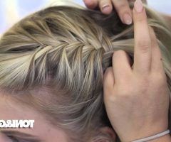 2024 Popular Two French Braids and Side Fishtail