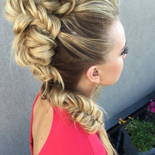 Unique Updo Faux Hawk Hairstyles (Photo 12 of 20)
