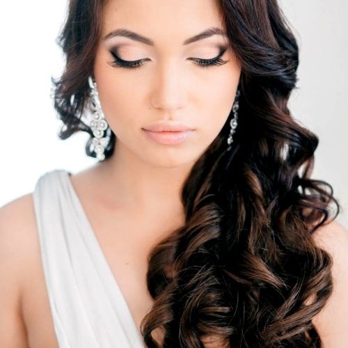 Wedding Guest Hairstyles For Long Curly Hair (Photo 9 of 15)