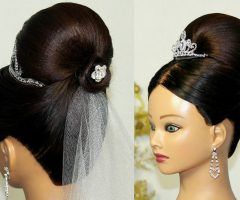 2024 Latest Wedding Hairstyles for Long Bun Hair
