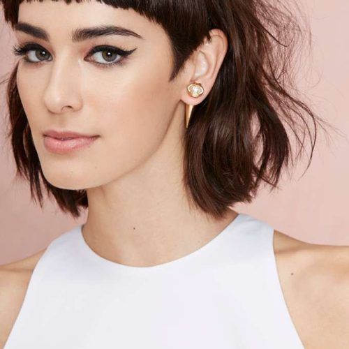 Long Wavy Mullet Hairstyles With Deep Choppy Fringe (Photo 3 of 20)