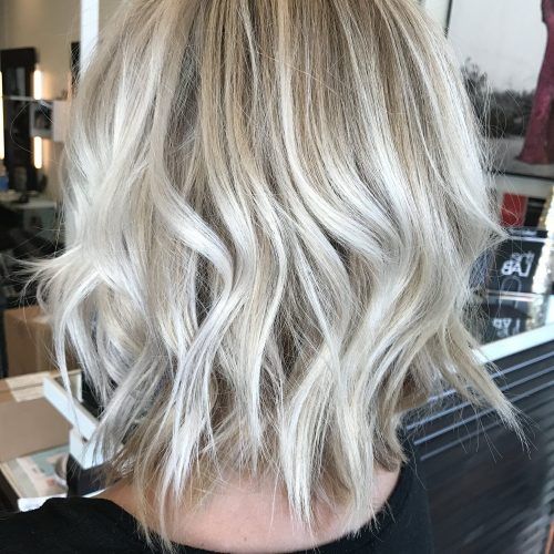 Ice Blonde Lob Hairstyles (Photo 1 of 20)