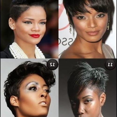 Short Black Hairstyles For Oval Faces (Photo 2 of 15)