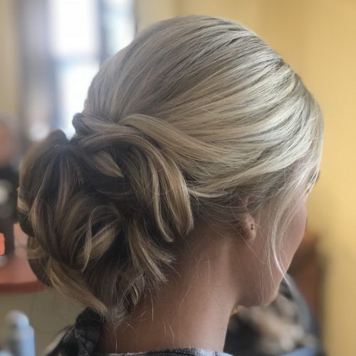 Twisted Low Bun Hairstyles For Wedding (Photo 9 of 20)