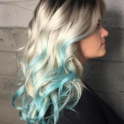 Blonde Hairstyles With Green Highlights (Photo 9 of 20)