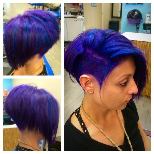 Icy Purple Mohawk Hairstyles With Shaved Sides (Photo 6 of 20)