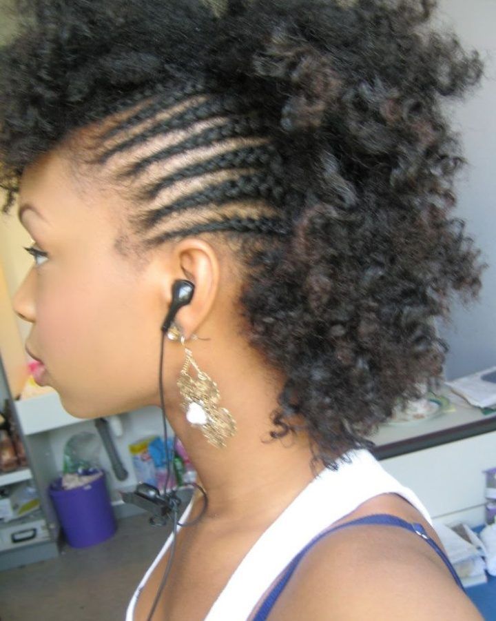 2024 Latest Curly Faux Mohawk Hairstyles