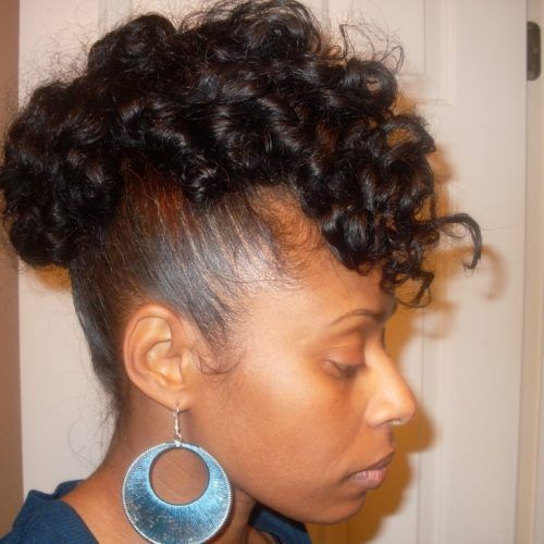 Curly Updo Hairstyles For Black Hair (Photo 8 of 15)