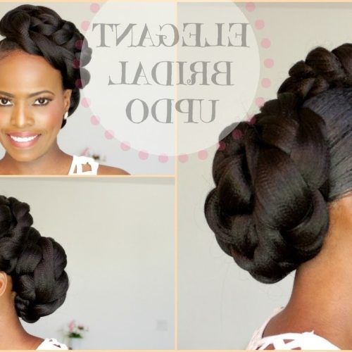 Natural Hair Updo Hairstyles For Weddings (Photo 7 of 15)