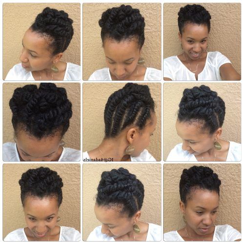2 Strand Twist Updo Hairstyles (Photo 15 of 15)