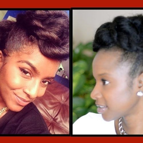 Two Strand Twist Updo Hairstyles For Natural Hair (Photo 6 of 15)