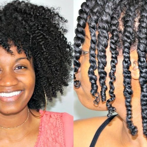 Flat Twists Into Twist Out Curls (Photo 7 of 15)