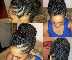15 Collection of Flat Twist Updo Hairstyles on Natural Hair