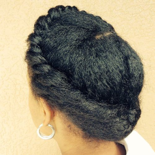 Updo Hairstyles For Medium Length Natural Hair (Photo 13 of 15)