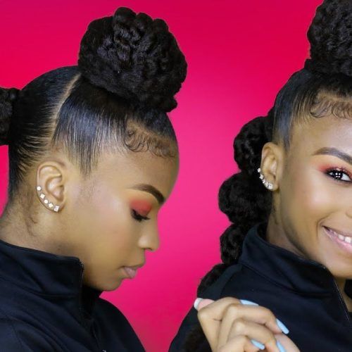 Natural Bubble Ponytail Updo Hairstyles (Photo 13 of 20)