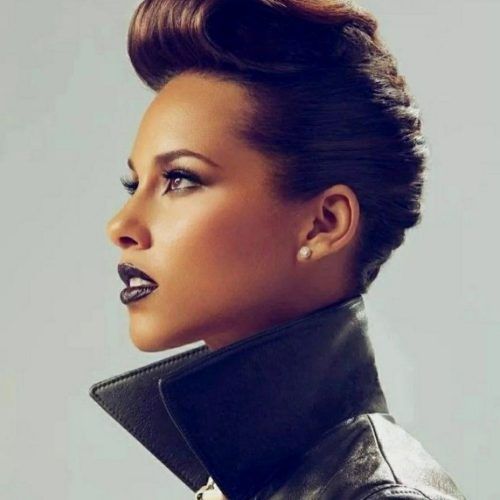 Alicia Keys Glamorous Mohawk Hairstyles (Photo 7 of 20)