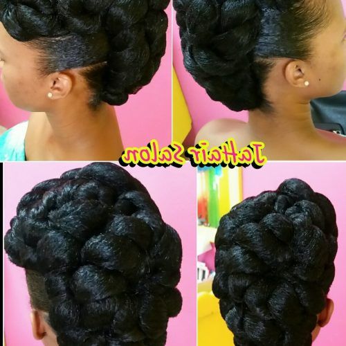 Updos Hairstyles For Natural Black Hair (Photo 14 of 15)