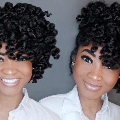 Updo Twist Out Hairstyles (Photo 1 of 15)