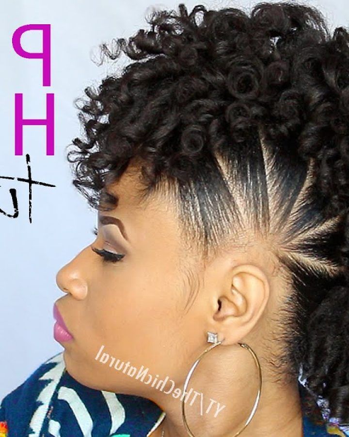 2024 Latest Natural Curls Mohawk Hairstyles