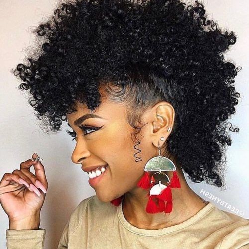 Fierce Mohawk Hairstyles With Curly Hair (Photo 9 of 20)