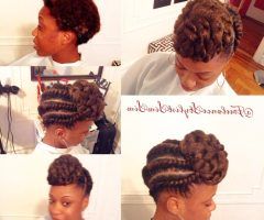 15 Photos Updo Hairstyles for Natural Hair with Weave