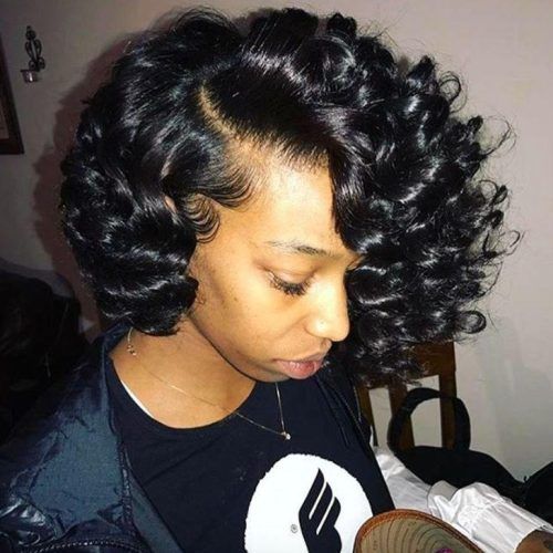 Curly Bob Hairstyles For Black Women (Photo 12 of 15)