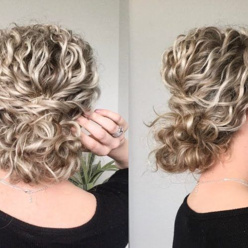 Updo For Long Curly Hair (Photo 2 of 15)