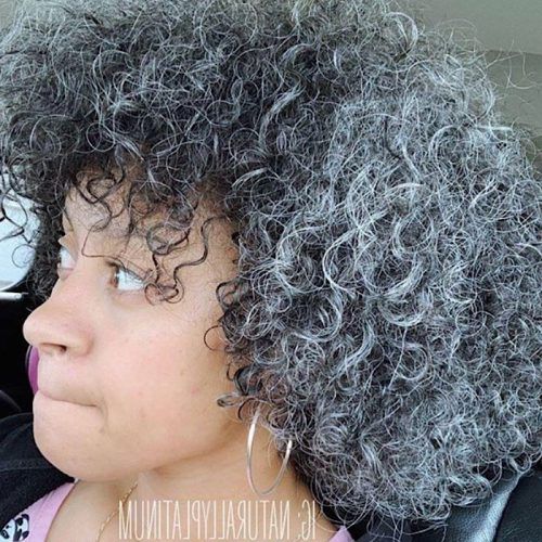 Silver Loose Curls Haircuts (Photo 7 of 20)