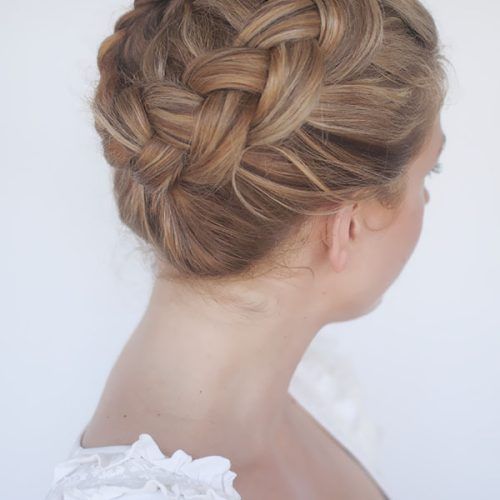 Braided Crown Rose Hairstyles (Photo 12 of 20)