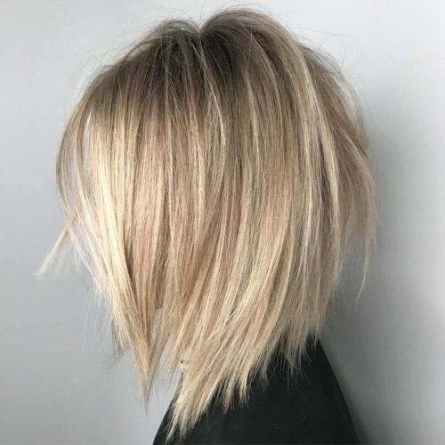 Asymmetry Blonde Bob Hairstyles Enhanced By Color (Photo 6 of 20)