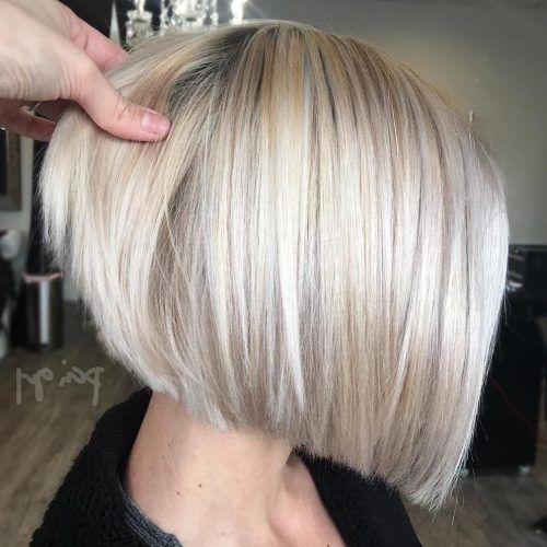 Inverted Blonde Bob For Thin Hair (Photo 1 of 20)