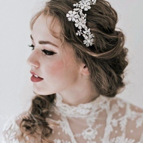 Wedding Hairstyles For Shoulder Length Hair With Tiara (Photo 1 of 15)