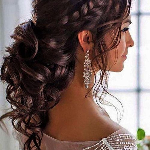 Airy Curly Updos For Wedding (Photo 9 of 20)