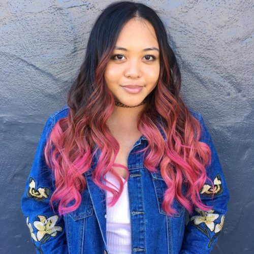Black And Denim Blue Waves Hairstyles (Photo 11 of 20)