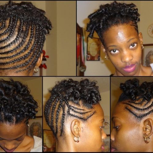 Braided Hairstyles For Short African American Hair (Photo 15 of 15)