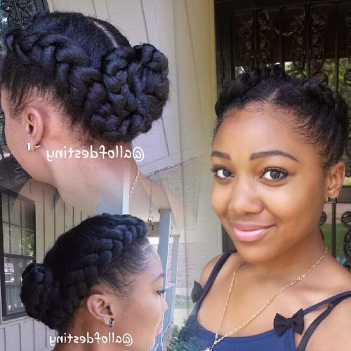 Braided Hairstyles Into A Bun (Photo 14 of 15)
