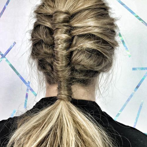 Braided Millennial-Pink Pony Hairstyles (Photo 7 of 20)