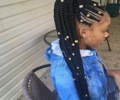 15 Best Collection of Braided Up Hairstyles with Weave