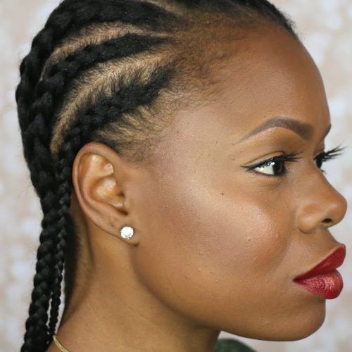 Cornrows Hairstyles With Own Hair (Photo 15 of 15)