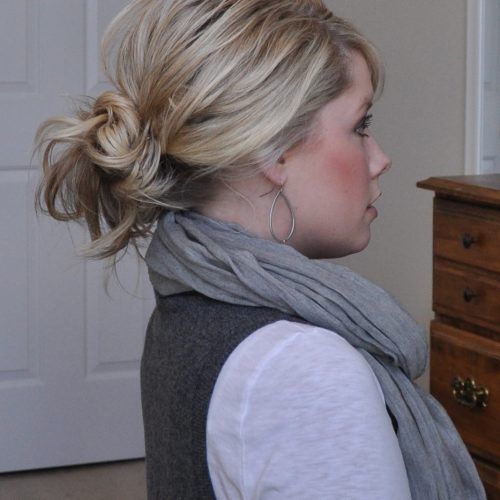 Curled-Up Messy Ponytail Hairstyles (Photo 9 of 20)