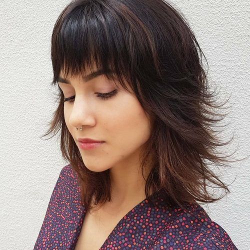 Cute Medium Hairstyles With Bangs (Photo 3 of 20)
