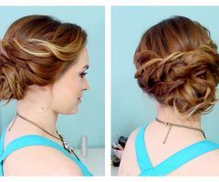 20 Inspirations Easy Curled Prom Updos
