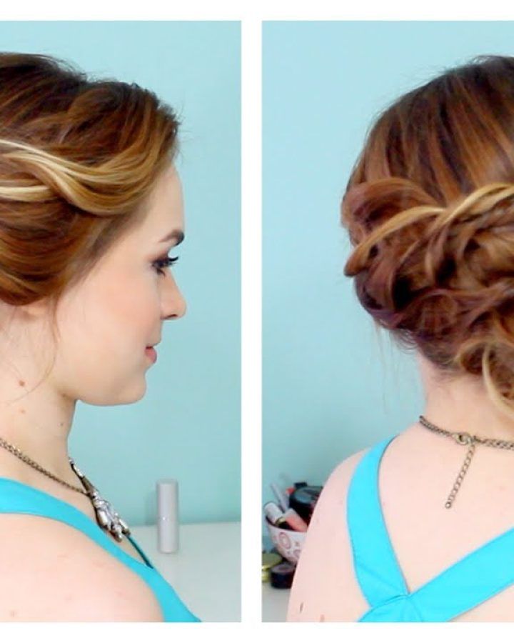 20 Inspirations Easy Curled Prom Updos