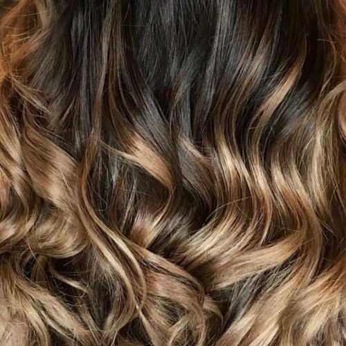 Easy Side Downdo Hairstyles With Caramel Highlights (Photo 13 of 20)