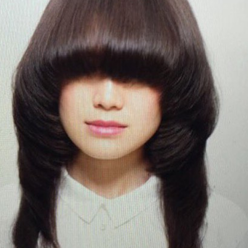 Eye-Covering Bangs Asian Hairstyles (Photo 1 of 20)