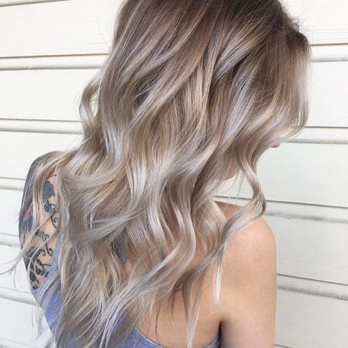 Glamorous Silver Blonde Waves Hairstyles (Photo 9 of 20)