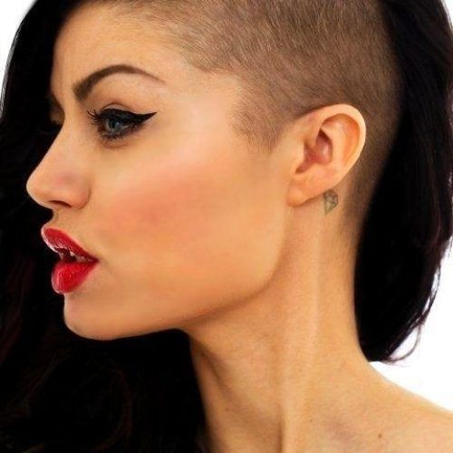 Half Shaved Long Hairstyles (Photo 17 of 20)