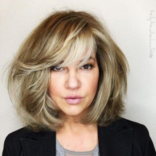 Honey Bronde Shaggy Hairstyles With Bangs (Photo 20 of 20)
